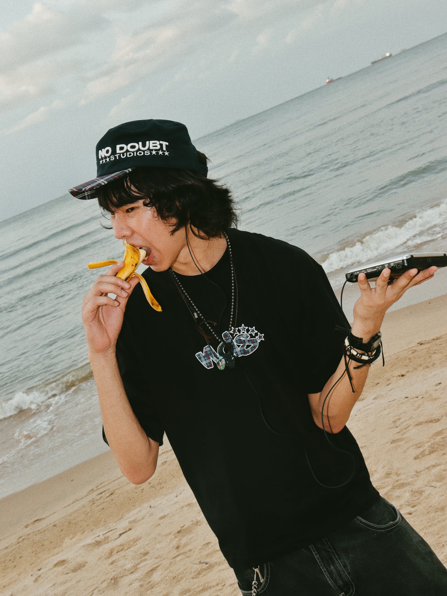 EVERYDAY PLAID LOGO TEE