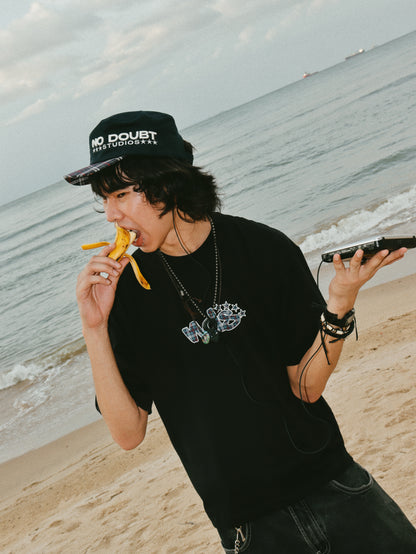 EVERYDAY PLAID LOGO TEE